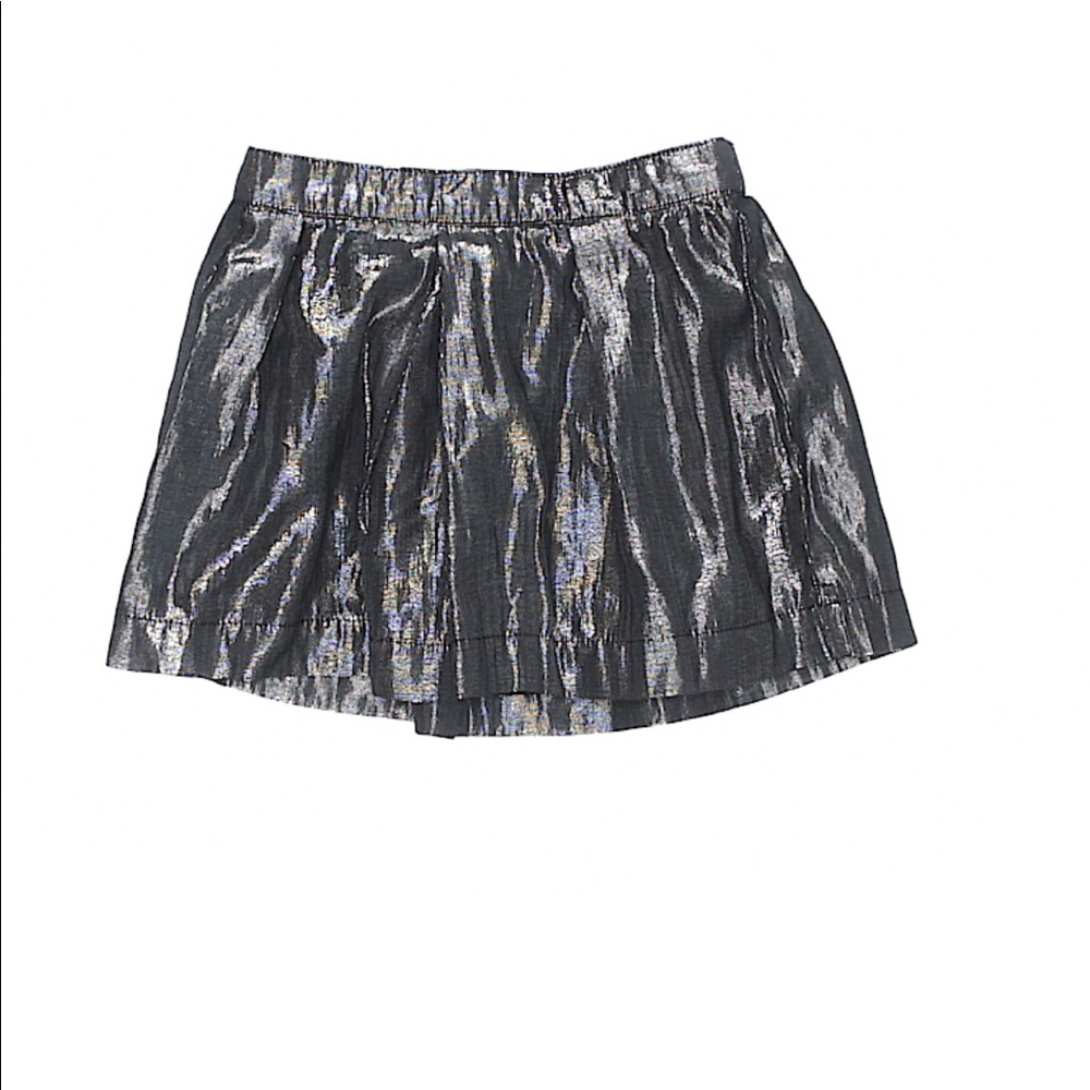 NWOT baby gap metallic silver skirt